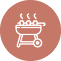 Icon illustrating the Pool Deck / BBQ Deck amenity available at GK Sindhu Skies, Pimple Saudagar, Pune.