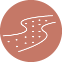 Icon illustrating the Acupressure Pathway amenity available at GK Sindhu Skies, Pimple Saudagar, Pune.