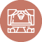 Icon illustrating the Stage / Deck amenity available at GK Sindhu Skies, Pimple Saudagar, Pune.